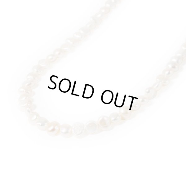 画像2: SPARKING / potato pearl necklace white (2)