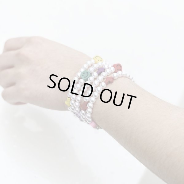 画像2: INCOGNITO / pearl beads bracelet w/ cross (2)