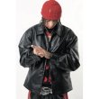 画像3: UNKNOWN / vegan leather jacket black (3)