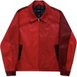 画像2: UNKNOWN / vegan leather jacket red (2)