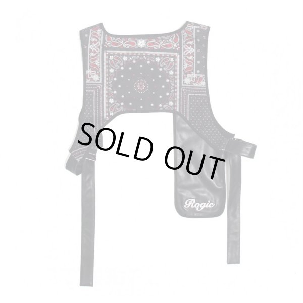 画像4: ROGIC / leather reversible harness vest (4)