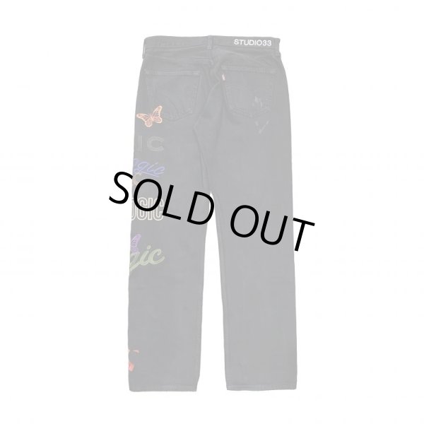 画像2: ROGIC × STUDIO33 / embroidery denim pants (2)