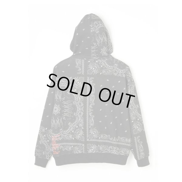 画像2: TAIN DOUBLE PUSH / paisley hoodie (2)