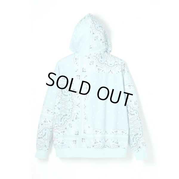 画像2: TAIN DOUBLE PUSH / paisley hoodie (2)