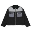 画像1: DOMINANT / 3D pocket nylon multi snap work jacket (1)