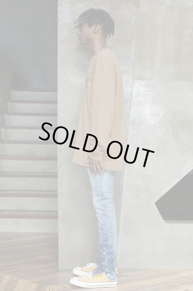 画像4: MLVINCE®︎ / embroidery drip crew (4)