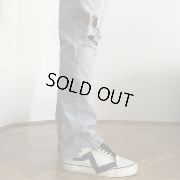 画像4: ASKYURSELF / phrase destroyed 90s denim (4)