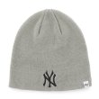 画像1: ’47 / NEW YORK YANKEES '47 BEANIE KNIT gray (1)