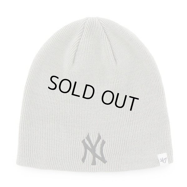 画像1: ’47 / NEW YORK YANKEES '47 BEANIE KNIT gray (1)