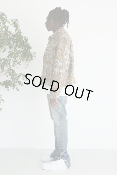 画像4: MLVINCE®︎ / paisley jacquard trucker jacket (4)