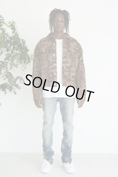 画像3: MLVINCE®︎ / paisley jacquard trucker jacket (3)