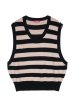 画像1: ANOTHER YOUTH / stripe knit vest (1)