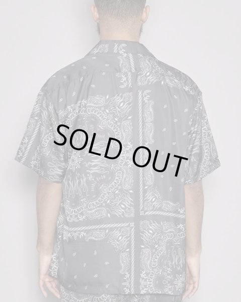 画像5: TAIN DOUBLE PUSH / paisley open collar shirts (5)