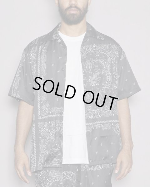 画像3: TAIN DOUBLE PUSH / paisley open collar shirts (3)