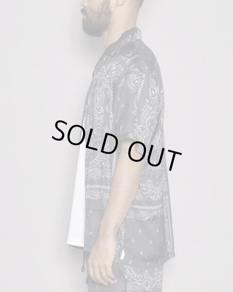 画像4: TAIN DOUBLE PUSH / paisley open collar shirts (4)