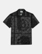 画像1: TAIN DOUBLE PUSH / paisley open collar shirts (1)