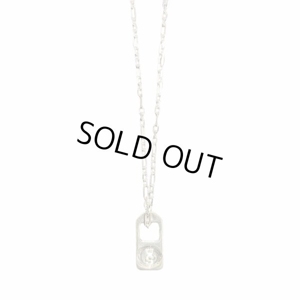 画像2: SPARKING / square pull tab chain necklace silver (2)