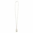 画像1: SPARKING / square pull tab chain necklace silver (1)