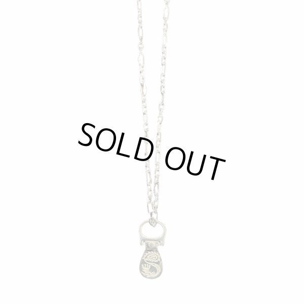 画像2: SPARKING / circle pull tab chain necklace silver (2)