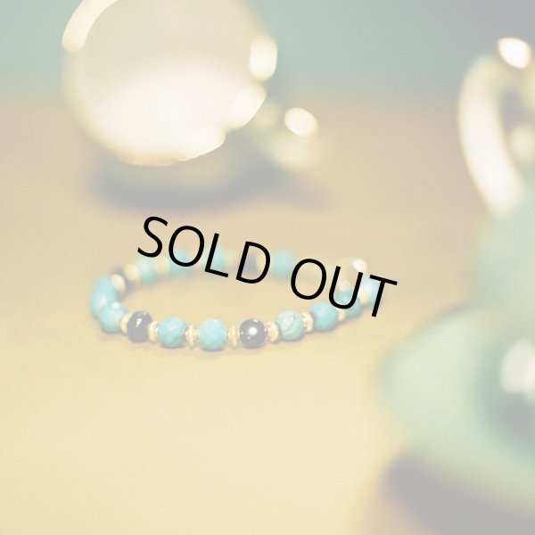 画像2: SPARKING × ORACLE / turquoise bracelet (2)