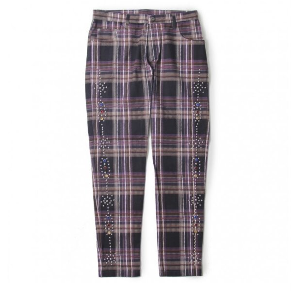 画像1: ROGIC / check studs pants (1)