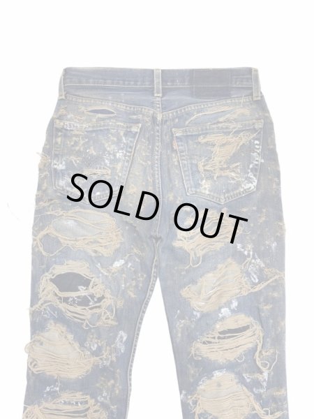 画像5: INNOCENCE / reworked damage denim pants blue (5)