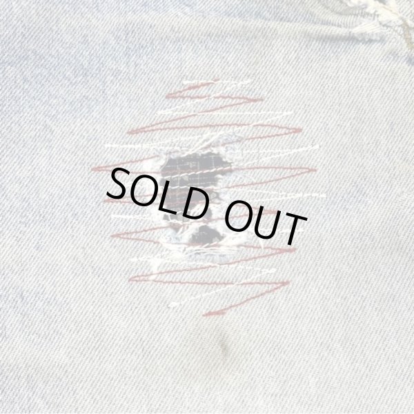 画像4: INNOCENCE / reworked sashiko shorts blue (4)