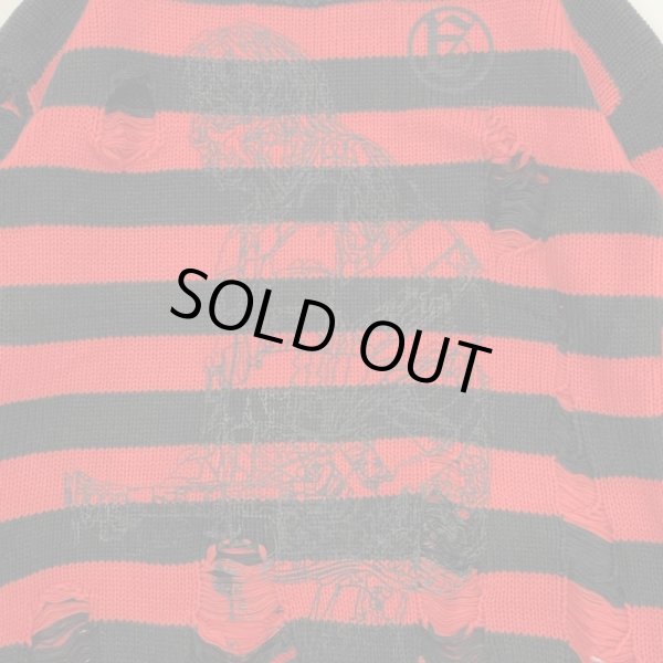 画像3: A GOOD BAD INFLUENCE / kc damaged border knit (3)