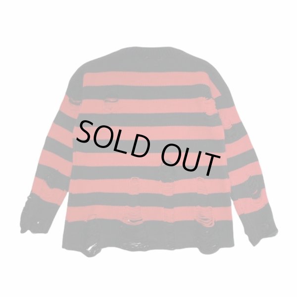画像2: A GOOD BAD INFLUENCE / kc damaged border knit (2)