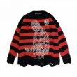 画像1: A GOOD BAD INFLUENCE / kc damaged border knit (1)