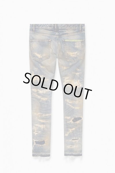 画像2: MLVINCE®︎ / type-1 slim destroyed jeans (2)