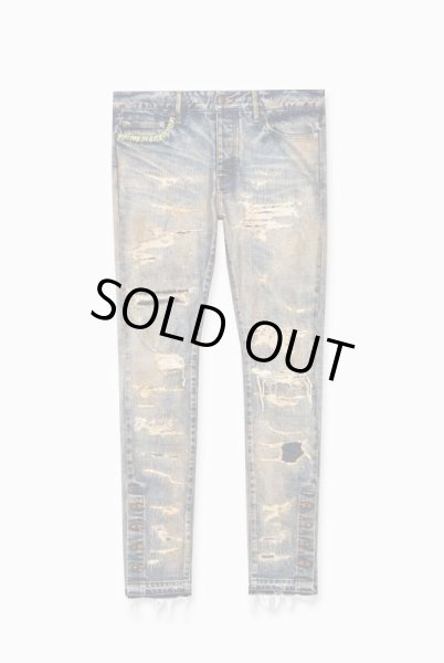 画像1: MLVINCE®︎ / type-1 slim destroyed jeans (1)