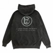 画像2: A GOOD BAD INFLUENCE / washed logo hoodie (2)