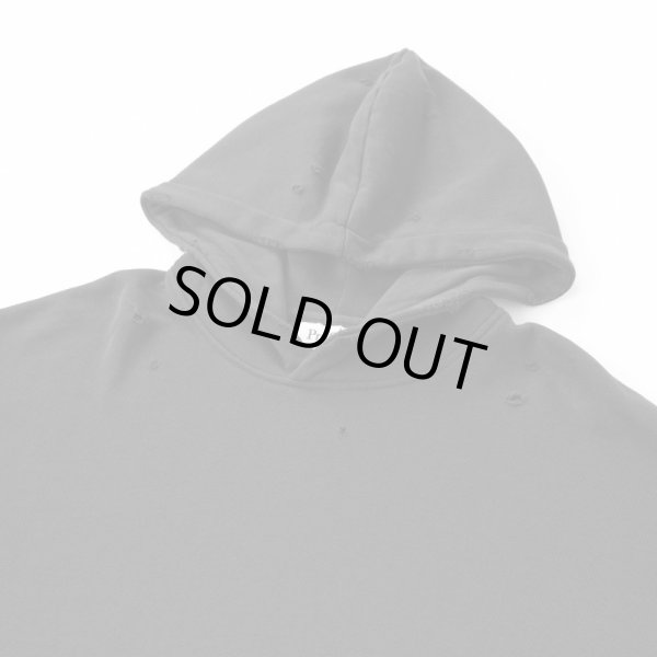 画像3: PROFOUND / heavy distressed ripped vintage hoodie (3)