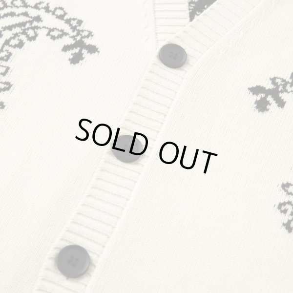 画像4: PROFOUND / knit paisley cardigan sweater in vintage (4)