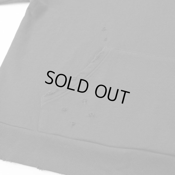 画像5: PROFOUND / heavy distressed ripped vintage hoodie (5)