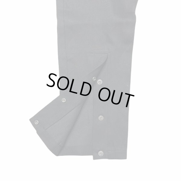 画像4:  LAID BACK / cargo truck pants "BLACK DENIM" (4)