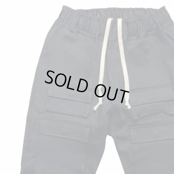 画像3:  LAID BACK / cargo truck pants "BLACK DENIM" (3)