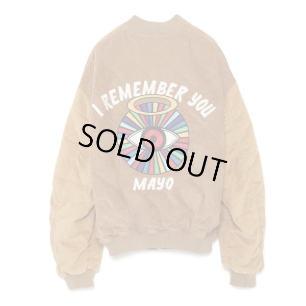 画像3: MAYO / remember you reversible souvenir MA-1 jacket (3)