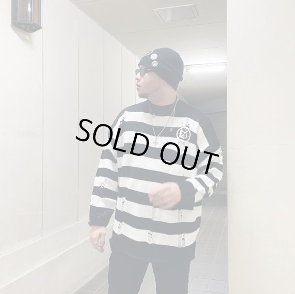 画像5: A GOOD BAD INFLUENCE / gb logo border knit (5)