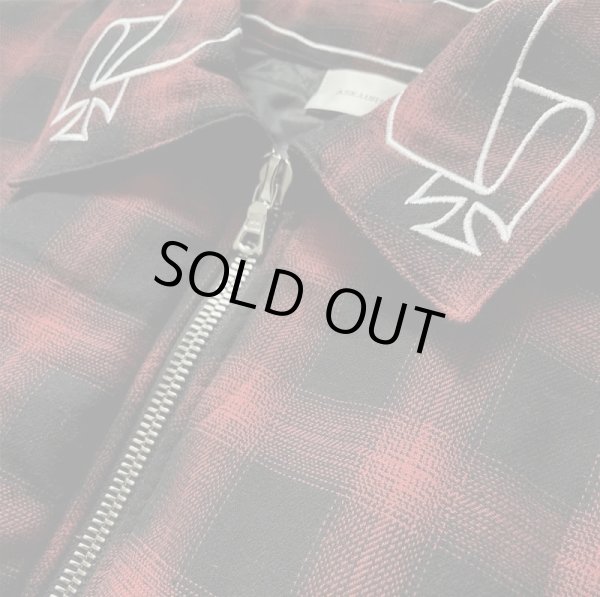 画像2: ASKYURSELF / banned padded flannel jacket (2)