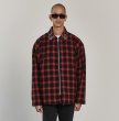 画像3: ASKYURSELF / banned padded flannel jacket (3)