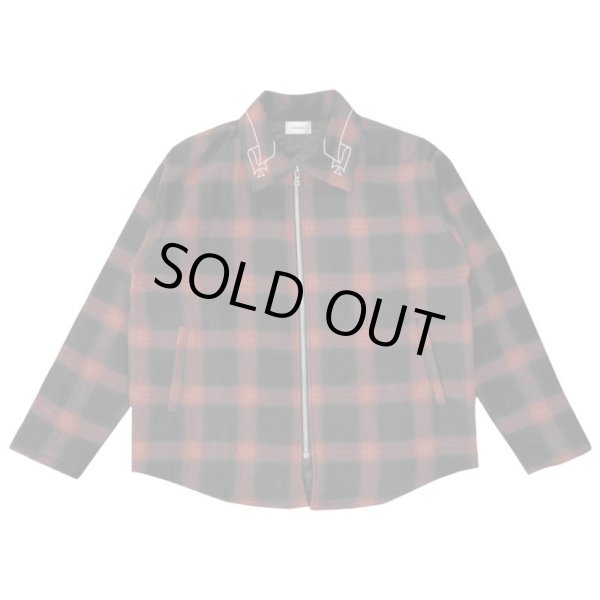 画像1: ASKYURSELF / banned padded flannel jacket (1)