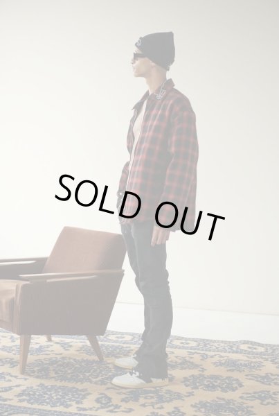 画像4: ASKYURSELF / banned padded flannel jacket (4)