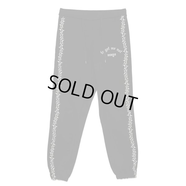 画像1: MAYO / forget me not embroidery sweat pants (1)