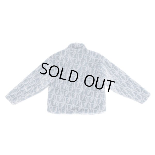 画像2: VANDYTHEPINK / monogram fur jacket blue (2)