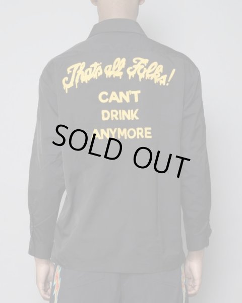 画像5: TAIN DOUBLE PUSH / embroidery open collar shirts (5)