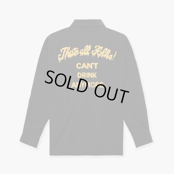 画像2: TAIN DOUBLE PUSH / embroidery open collar shirts (2)