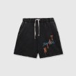 画像1: TAIN DOUBLE PUSH / tain sweat shorts (1)