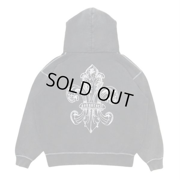 画像2: LAST NEST × ASKYURSELF / fleur de lis hoodie (2)